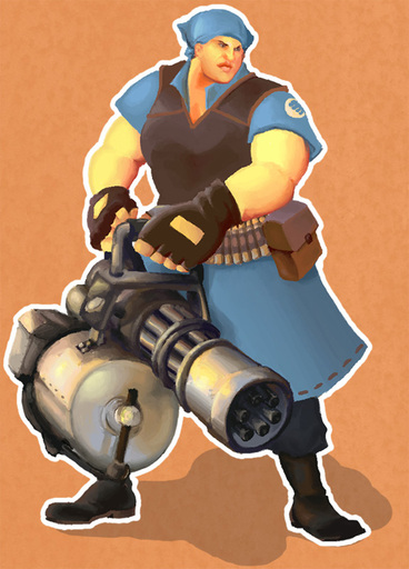 Team Fortress 2 - fanart девушки