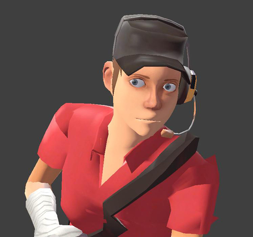 Team Fortress 2 - Скаут-девушка