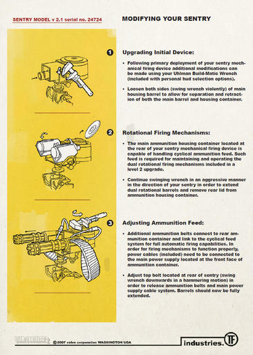 Team Fortress 2 - Sentry Operating Manual