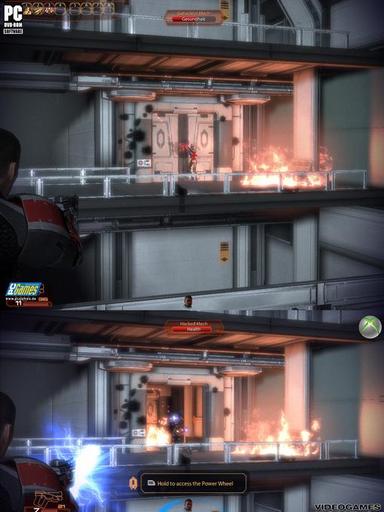 Mass Effect 2 - Mass Effect 2: Еще одно сравнение графики и интерфейса PC и Xbox 360     