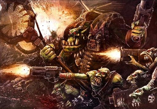 Warhammer 40,000: Dawn of War - Расы и фракции Warhammer 40,000: Зеленокожие (чем заняться орку в космосе)