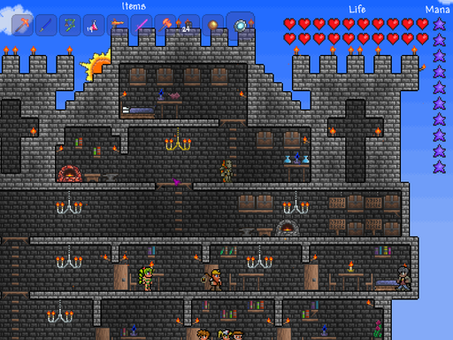 Terraria - А какой у тебя дом?