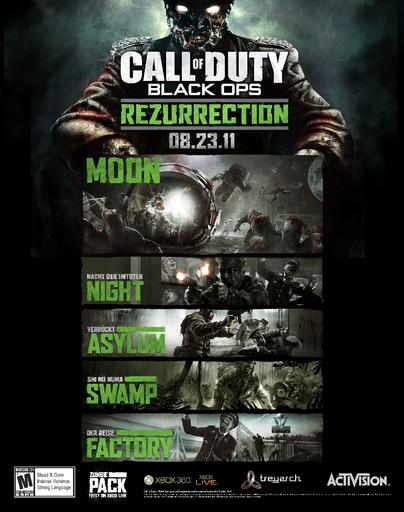 Call of Duty: Black Ops - Rezurrection Zombie Mappack