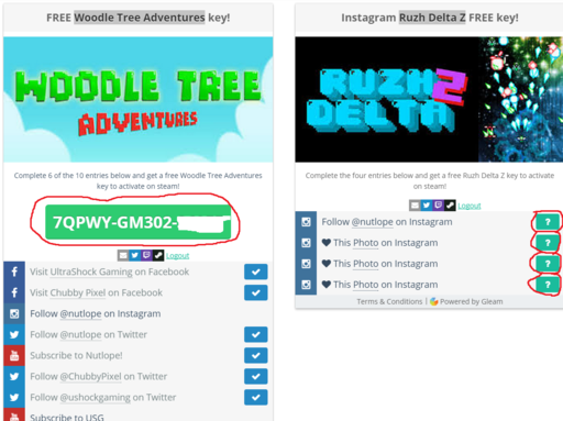 Цифровая дистрибуция - Халява - получаем бесплатно ключи от игр: Woodle Tree Adventures и Ruzh Delta Z